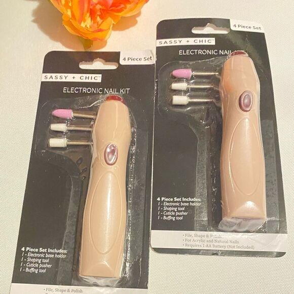 🔥Sassy + Chic Electronic Nail Kit 4 Piece Set🛍️ Shaping Buffing Tool kit 🎊 - Picture 4 of 8